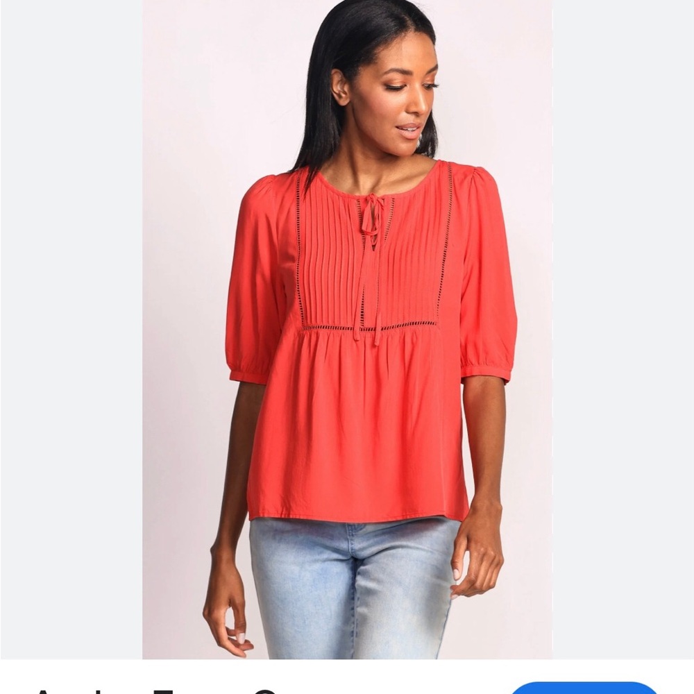 Pink Martini Coral Azalea” Top Sz XL